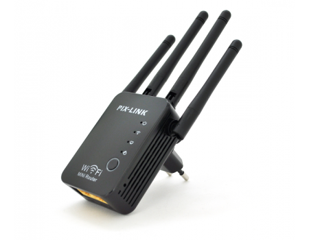 Усилитель WiFi сигнала с 4-мя встроенными антеннами LV-WR16, питание 220V, 300Mbps, IEEE 802.11b/g/n, 2.4-2.4835GHz, BOX