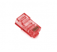 Коннектор Merlion RJ-45 8P8C UTP Cat-5 (100 шт/уп.) Q100 Red