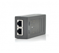 POE инжектор 48V 0.5A (24Вт) с портами Ethernet 10/100Мбит/с, без кабеля питания