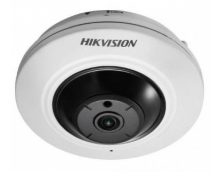 5Мп Fisheye IP видеокамера Hikvision с функциями IVS и детектором лиц DS-2CD2955FWD-IS (1.05 мм)