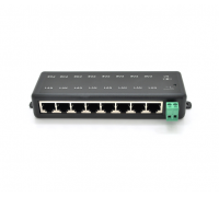 8-портовый POE-инжектор питания, с 8xRJ45 портами Ethernet 10/100Мбит/с, IEEE802.3af/at, 12-48V, PIN45+/78-