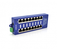 8-портовый POE-инжектор питания, с 8xRJ45 портами Ethernet 10/100/1000Мбит/с, IEEE802.3af/at, 12-57V, PIN45+/78-