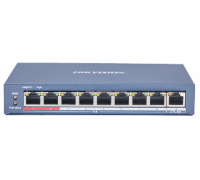 8 портовый POE коммутатор Hikvision DS-3E0109P-E(C) 8xRJ45 (100M) PoE + 1x RJ45 (100M)