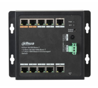 8-портовый POE коммутатор Dahua DH-PFS3111-8ET-96-F , 8xPoE(100M) + 2xRJ45(1000M) + 1xSFP(1000M)