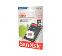 Карта памяти SanDisk microSDHC Class 10 UHS-I, 256GB