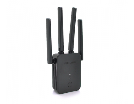 Усилитель WiFi сигнала с 4-мя встроенными антеннами LV-WR42Q, питание 220V, 300Mbps, IEEE 802.11b/g/n, 2.4-2.4835GHz, BOX