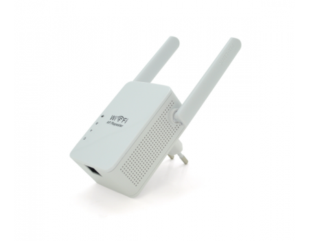 Усилитель WiFi сигнала с 2-мя антеннами LV-WR13, питание 220V, 300Mbps, IEEE 802.11b/g/n, 2.4-2.4835GHz, BOX