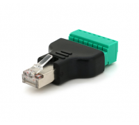 Разъем для подключения RJ-45(M) (8 контактов) с клеммами под кабель, Blister