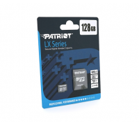 Карта памяти Patriot LX microSDHC Class 10 UHS-I, 128GB