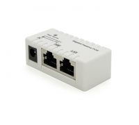 POE инжектор IEEE 802.3af PoE с портом Ethernet 10/100/1000 Мбит/с, White