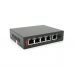 4х портовый PoE Full Gigabit коммутатор ONV-POE33064PFG, 4xPoe1000Мбит + 2х1000 Мбит + 1хSFP 1000Мбіт,до 250м, IEEE802.3af/at, мощност 65Вт