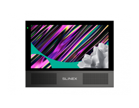 AHD видеодомофон Slinex Sonik 7 (black), 7” сенсорный IPS экран, запись по движению, слот microSD, 176×133×20 мм