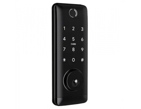 Умный биометрический дверной замок SEVEN LOCK SL-7764BF black