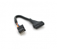 Переходник USB 3.0 => USB 2.0 для материнской платы, 20pin (мама) to 8 pin (папа)