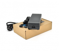 Блок питания MERLION для ноутбукa HP 18.5V 6.5A (120 Вт) штекер 4.5*3.0мм, длина 0,9м + кабель питания