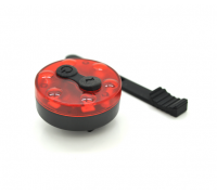 Задний стоп для велосипеда QX-W07A, 4 режима, встроенный аккум, кабель USB, Red, Box