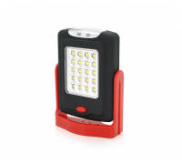 Прожекторный фонарик Watton WT-311 , 3+20 LED, 1+1 режим , прочный пластик, ip44, магнит, питание от 3*ААА, ОЕМ