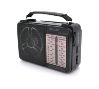 Радиоприемник GOLON RX-607, LED, 2x3W, FM радио, корпус пластмасс, Black, BOX