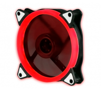 Кулер корпусной 12025 DC sleeve fan 4pin - 120*120*25мм, 12V, 1100об/мин, Red, односторонний